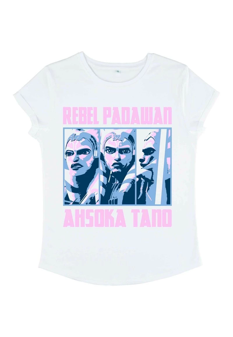 Henry Tiger Damen STAR WARS: CLONE WARS - AHSOKA REBEL BOXUP - T-Shirt Print - White 5 Henry Tiger Damen STAR WARS: CLONE WARS - AHSOKA REBEL BOXUP - T-Shirt Print - White – Bild 5