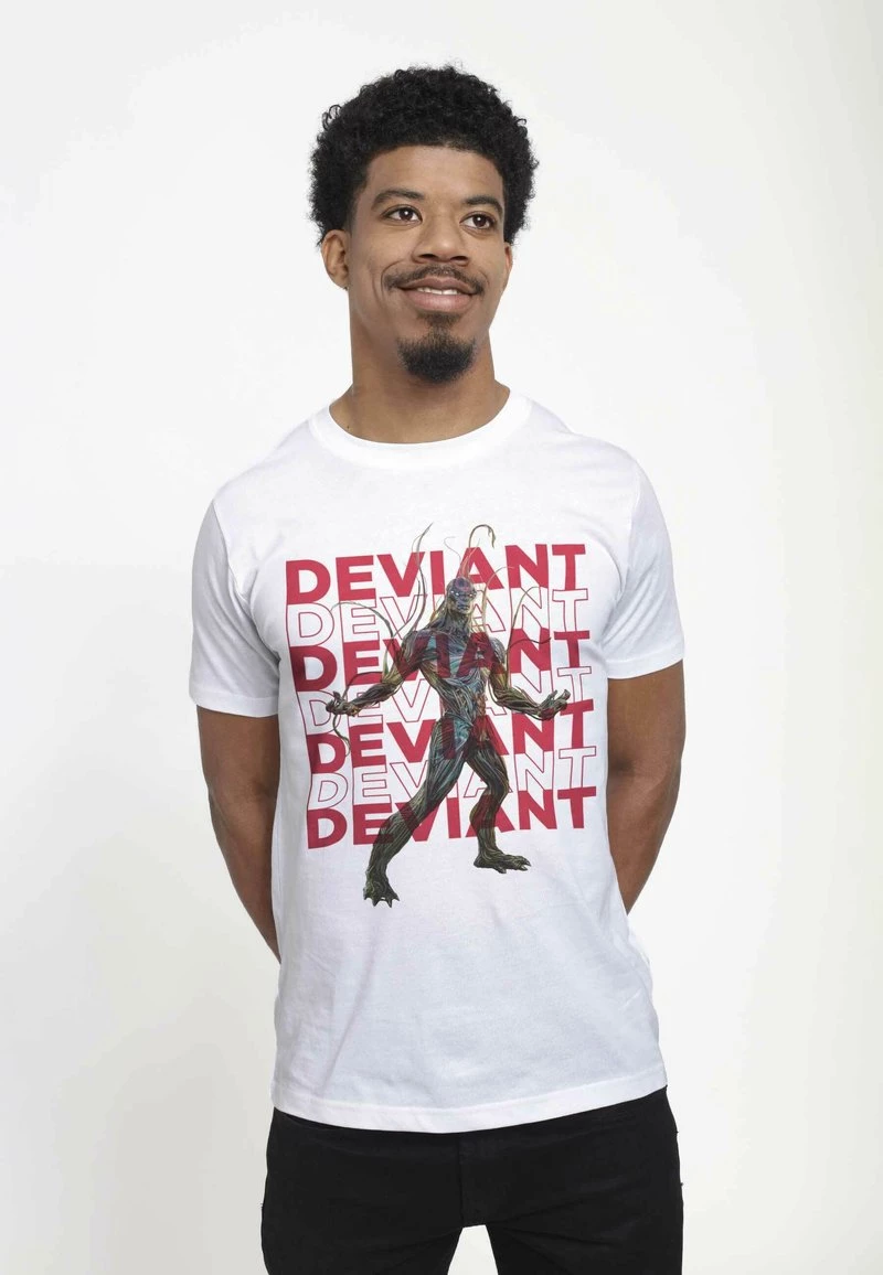 Henry Tiger MARVEL UNISEX DEVIANT REPEATING - T-Shirt Print - White 3 Henry Tiger MARVEL UNISEX DEVIANT REPEATING - T-Shirt Print - White – Bild 3