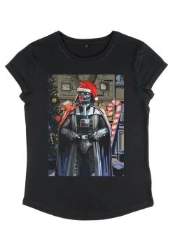 Henry Tiger Damen STAR WARS CHRISTMAS GREETINGS - T-Shirt Print - Black -Günstiges Henry Tiger Geschäft d2e068fe5e184dcda108d84dc1c587a9