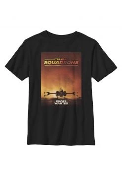 Henry Tiger Unisex STAR WARS - T-Shirt Print - Black