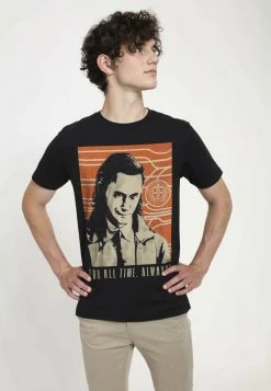 Henry Tiger MARVEL UNISEX TIME ALWAYS - T-Shirt Print - Black -Günstiges Henry Tiger Geschäft d352263092ee4ec68cb141c4d2566068