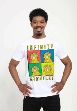 Henry Tiger MARVEL - T-Shirt Print - White | Unisex