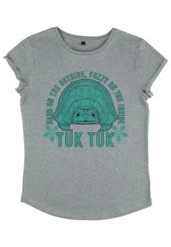 Henry Tiger Damen PIXAR - T-Shirt Print - Melange Grey -Günstiges Henry Tiger Geschäft d3bc8b5741d44a6c87ea06498296c6f1