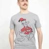 Henry Tiger Unisex DISNEY CLASSICS MICKEY CLASSIC - DONALD HOLIDAY FILL - T-Shirt Print - Melange Grey
