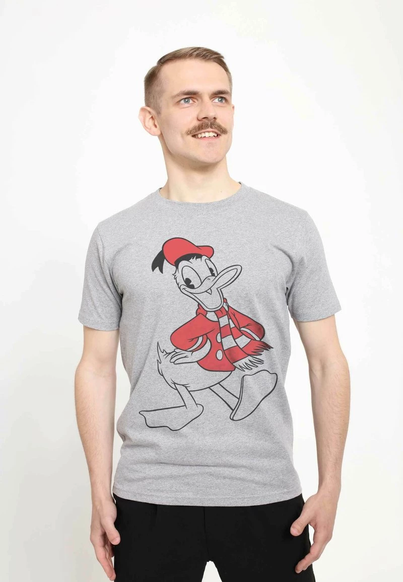 Henry Tiger Unisex DISNEY CLASSICS MICKEY CLASSIC - DONALD HOLIDAY FILL - T-Shirt Print - Melange Grey 1 Henry Tiger Unisex DISNEY CLASSICS MICKEY CLASSIC - DONALD HOLIDAY FILL - T-Shirt Print - Melange Grey