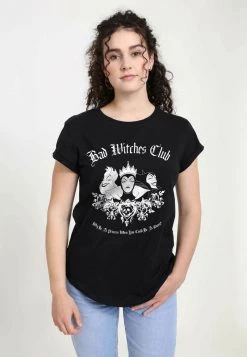 Henry Tiger Damen DISNEY VILLAINS - BAD WITCH CLUB - T-Shirt Print - Black