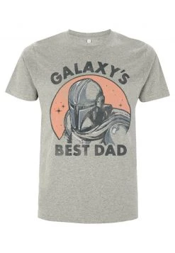 Henry Tiger Unisex STAR WARS GALAXY MANDO - T-Shirt Print - Melange Grey -Günstiges Henry Tiger Geschäft d43dcd848bf944ea86b6888e1e2b51fd