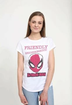 Henry Tiger MARVEL AVENGERS CLASSIC - FRIENDLY NEIGHBORHOD - T-Shirt Print - White | Damen