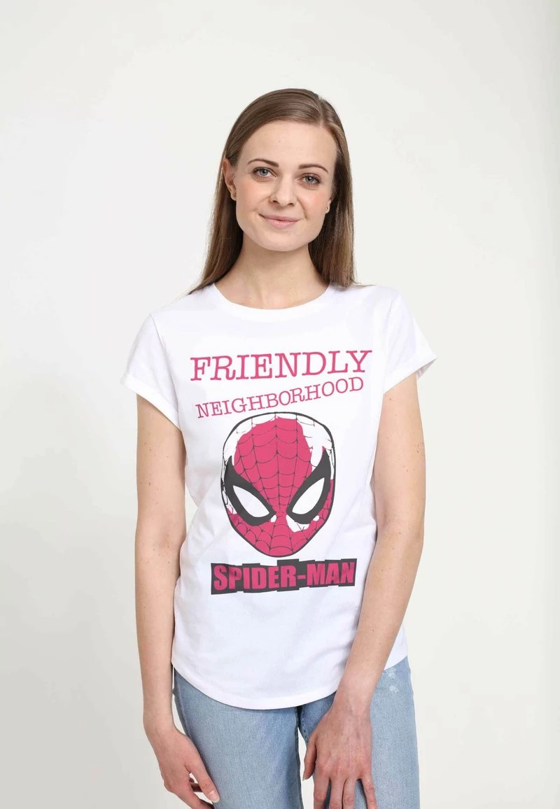 Henry Tiger MARVEL AVENGERS CLASSIC - FRIENDLY NEIGHBORHOD - T-Shirt Print - White | Damen 1 Henry Tiger MARVEL AVENGERS CLASSIC - FRIENDLY NEIGHBORHOD - T-Shirt Print - White | Damen