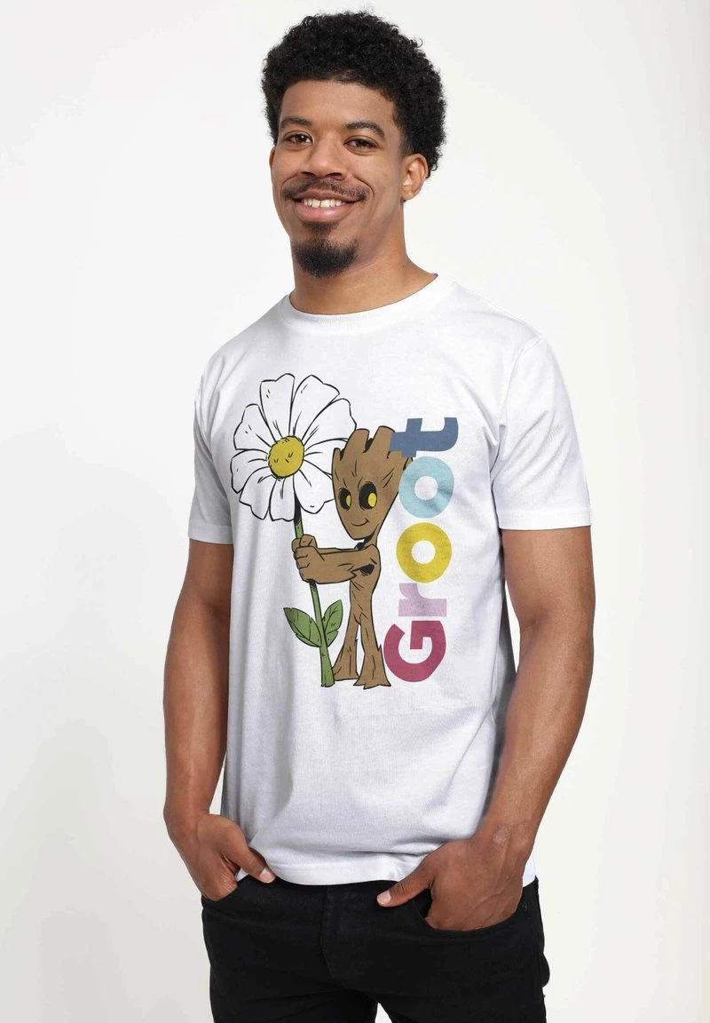 Henry Tiger Unisex MARVEL GUARDIANS OF THE GALAXY - GROOT OVERSIZE - T-Shirt Print - White 3 Henry Tiger Unisex MARVEL GUARDIANS OF THE GALAXY - GROOT OVERSIZE - T-Shirt Print - White – Bild 3