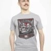 Henry Tiger Unisex T-Shirt Print - Melange Grey