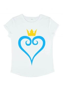 Henry Tiger Damen HEART AND CROWN - T-Shirt Print - White -Günstiges Henry Tiger Geschäft d53e080bbff64ac9aa88c4db1b6a8e73