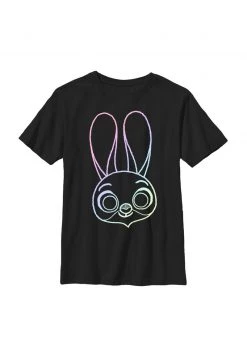 Henry Tiger DISNEY PIXAR ZOOTOPIA JUDY HOPPS BIG RAINBOW - T-Shirt Print - Black | Unisex