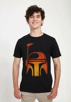 Henry Tiger STAR WARS UNISEX BOBA PUMPKIN - T-Shirt Print - Black