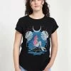 Henry Tiger Damen DISNEY THE LITTLE MERMAID - CELESTIAL ARIEL - T-Shirt Print - Black