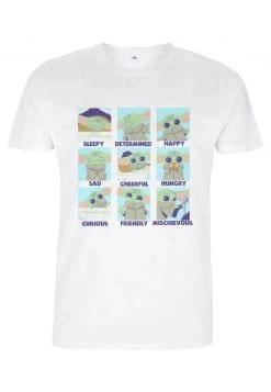 Henry Tiger STAR WARS: THE MANDALORIAN - EMOTIONS - T-Shirt Print - White | Unisex -Günstiges Henry Tiger Geschäft d682277da2464980875b59835675d93d