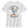 Henry Tiger Unisex DISNEY CLASSICS KINDNESS - T-Shirt Print - White