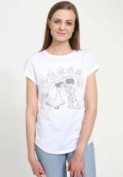 Henry Tiger Damen DISNEY SNOW WHITE - HEIGH-HO - T-Shirt Print - White -Günstiges Henry Tiger Geschäft d6fde08e1d8e46b080e205901aca18d7