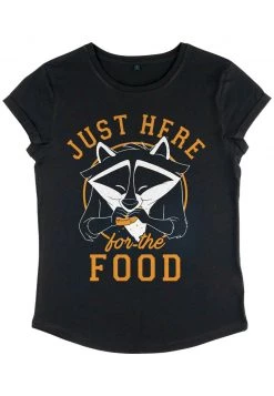 Henry Tiger Damen DISNEY POCAHONTAS - MEEKO HERE FOR FOOD - T-Shirt Print - Black -Günstiges Henry Tiger Geschäft d7735f6bb0f24af89b1a8b65c89ca260