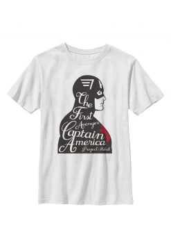 Henry Tiger Unisex FIRST AVENGER - T-Shirt Print - White