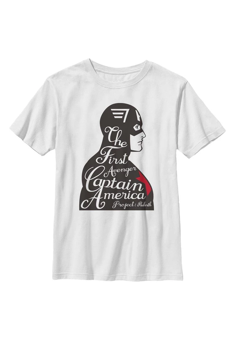 Henry Tiger Unisex FIRST AVENGER - T-Shirt Print - White 1 Henry Tiger Unisex FIRST AVENGER - T-Shirt Print - White