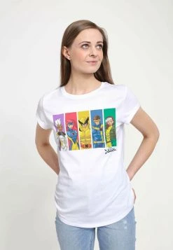 Henry Tiger Damen MARVEL MARVEL RAINBOW - T-Shirt Print - White -Günstiges Henry Tiger Geschäft d7fab0047ddd45208956f6493c82816d