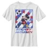 Henry Tiger Unisex DISNEY CLASSICS MICKEY FOOTBALL STAR - T-Shirt Print - White