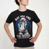 Henry Tiger Unisex STAR WARS DROID WISHES - T-Shirt Print - Black