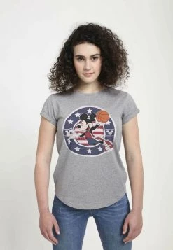 Henry Tiger Damen DISNEY CLASSICS BALL AMERICANA - T-Shirt Print - Melange Grey -Günstiges Henry Tiger Geschäft d8e1048e825b44598f57125f0fff4af2