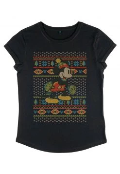 Henry Tiger DISNEY CLASSICS MICKEY CLASSIC - VTG MICKEY SWEATER - T-Shirt Print - Black | Damen -Günstiges Henry Tiger Geschäft d905af8128544b85bfe3bd92bbab2d54