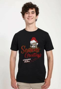 Henry Tiger Herren MARVEL HIDDEN ROCKET - T-Shirt Print - Black