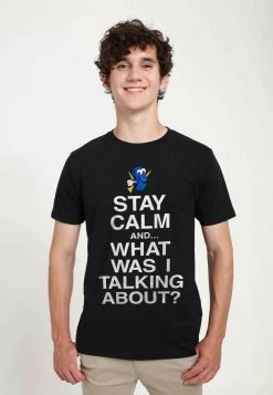 Henry Tiger Unisex PIXAR FINDING DORY - LOST IN CONVERSATION - T-Shirt Print - Black