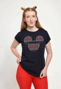 Henry Tiger Damen DISNEY CLASSICS MICKEY CLASSIC - SWEATER FILL MOUSE - T-Shirt Print - Navy Blue -Günstiges Henry Tiger Geschäft d97f23a6499b4fcbb0ba61e392b61ab2