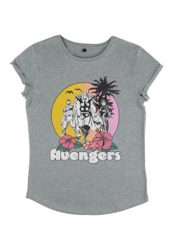 Henry Tiger Damen MARVEL OTHER - AVENGERS BEACH - T-Shirt Print - Melange Grey -Günstiges Henry Tiger Geschäft d9d466e06d6e429c8da6250e3f5b25fa