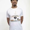 Henry Tiger STAR WARS UNISEX BB MINIMAL FACE - T-Shirt Print - White