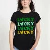 Henry Tiger Damen DISNEY CLASSICS LUCKY EARS - T-Shirt Print - Black