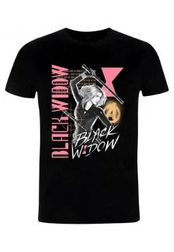 Henry Tiger Unisex MARVEL BLACK WIDOW RETRO - T-Shirt Print - Black -Günstiges Henry Tiger Geschäft da949995c18940f9a575568e3ec57710