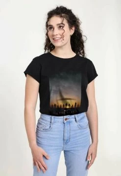 Henry Tiger Damen ETERNALS POSTER - T-Shirt Print - Black -Günstiges Henry Tiger Geschäft db2e77b1c376408e83afc3a856bd48ad