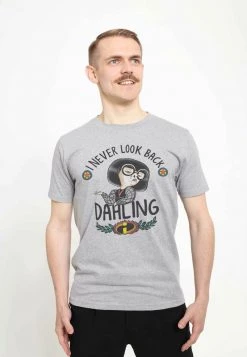 Henry Tiger PIXAR INCREDIBLES - DAHLING SIMPLIFIED 2 - T-Shirt Print - Melange Grey | Unisex