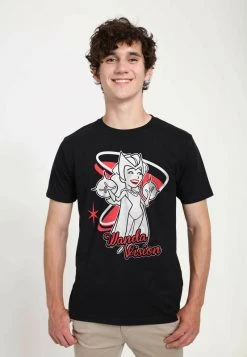 Henry Tiger MARVEL UNISEX WANDA SPECIAL - T-Shirt Print - Black