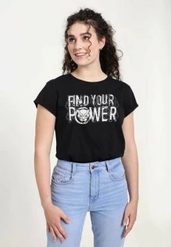 Henry Tiger Damen MARVEL - T-Shirt Print - Black -Günstiges Henry Tiger Geschäft db5fd5defefa44e4817a3b757d8d8371