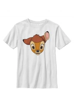 Henry Tiger Unisex DISNEY CLASSICS BAMBI BIG FACE - T-Shirt Print - White