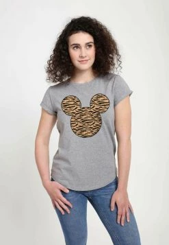 Henry Tiger Damen DISNEY CLASSICS MICKEY TIGER FILL - T-Shirt Print - Melange Grey -Günstiges Henry Tiger Geschäft dc1d0d932edb41d1bfb9c7c0d21fdd25