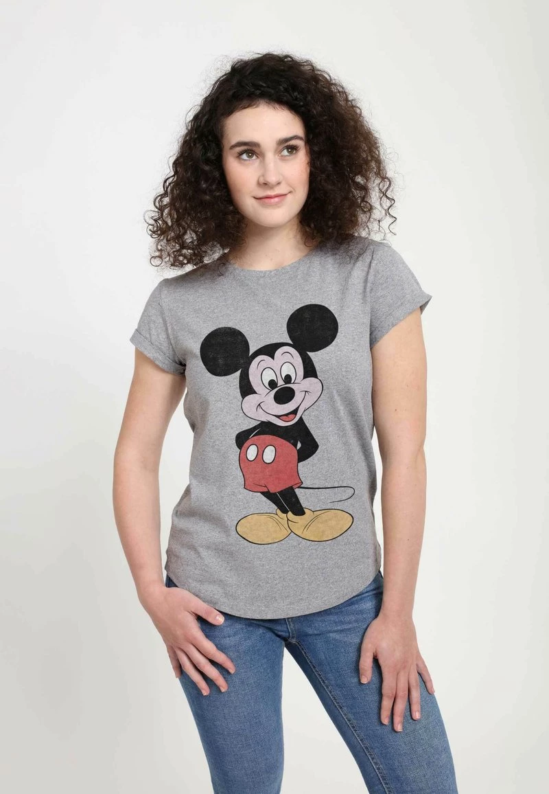 Henry Tiger Damen DISNEY CLASSICS MICKEY CLASSIC - 80S MICKEY - T-Shirt Print - Melange Grey 1 Henry Tiger Damen DISNEY CLASSICS MICKEY CLASSIC - 80S MICKEY - T-Shirt Print - Melange Grey