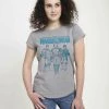Henry Tiger STAR WARS CREW SUPER VINTAGE - T-Shirt Print - Melange Grey | Damen