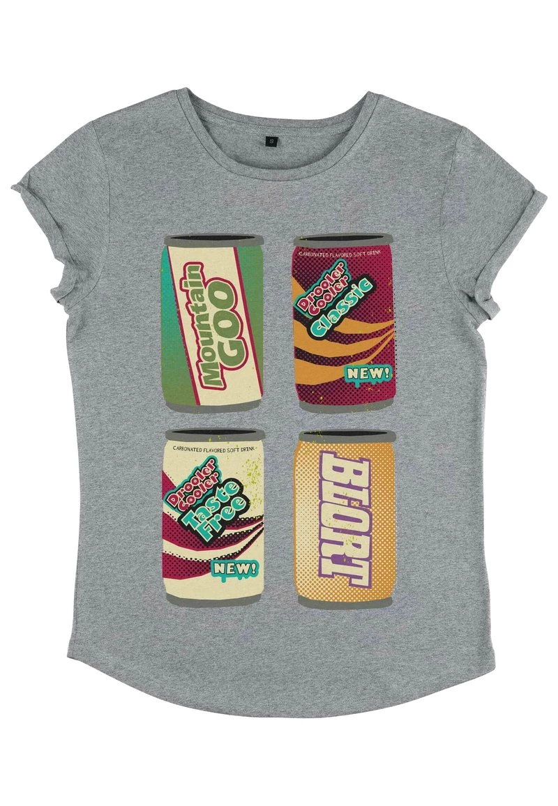 Henry Tiger Damen PIXAR - T-Shirt Print - Melange Grey 4 Henry Tiger Damen PIXAR - T-Shirt Print - Melange Grey – Bild 4