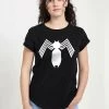 Henry Tiger Damen MARVEL SPIDER-MAN CLASSIC - ALIEN SYMBIOTE ICON - T-Shirt Print - Black