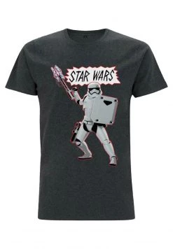 Henry Tiger STAR WARS UNISEX WAR - T-Shirt Print - Melange Black -Günstiges Henry Tiger Geschäft dd9f67a61b6b4344ab513c906067309c