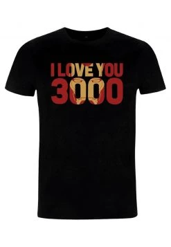 Henry Tiger Unisex MARVEL AVENGERS: ENDGAME - LOVE YOU 3000 - T-Shirt Print - Black -Günstiges Henry Tiger Geschäft dddd040cb469424c8f630c39128c3a2b