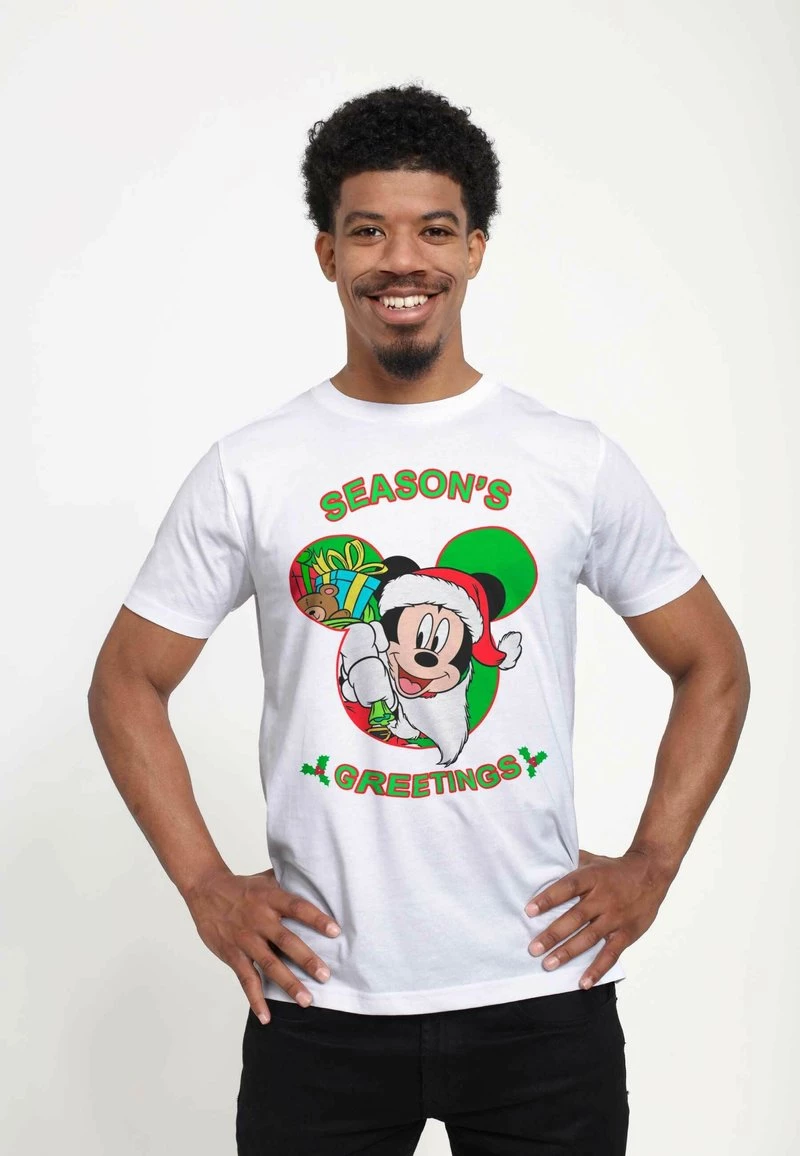 Henry Tiger DISNEY CLASSICS MICKEY CLASSIC - MICKEYS GREETING - T-Shirt Print - White | Unisex 1 Henry Tiger DISNEY CLASSICS MICKEY CLASSIC - MICKEYS GREETING - T-Shirt Print - White | Unisex